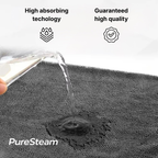 PureSteam™ – Microfiber Black Towels